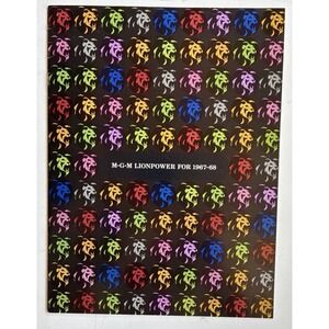 Original Vintage 1967-68 MGM Lionpower  Promotional Booklet w/Sleeve (F)